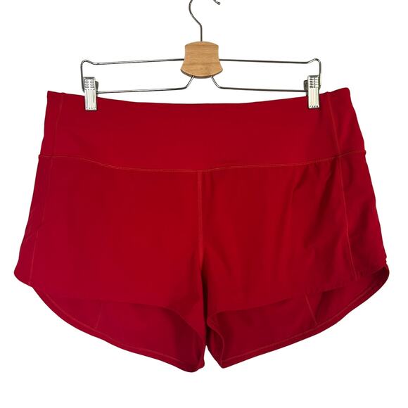 lululemon athletica Pants - Lululemon Shorts Speed Up High-Rise Lined 2.5" Dark Red Women's Size 14 Running